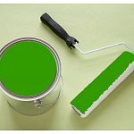 Краска светоотражающая по ткани зеленая