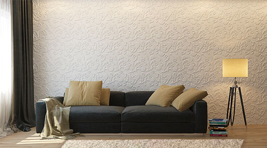 Панель 3D гипсовая Цветы