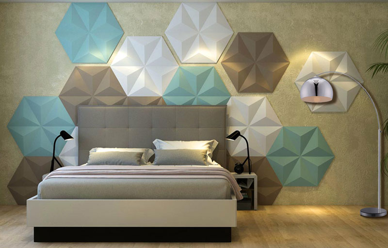 Панель 3D гипсовая Треугольник 