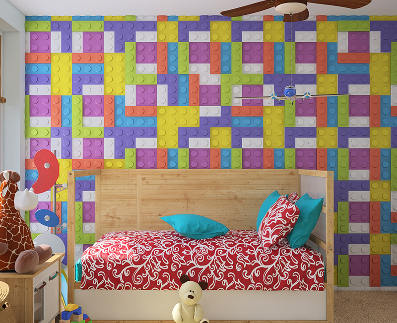 Панель 3D гипсовая КОНСТРУКТОР ЛЕГО ДЕТСКИЙ