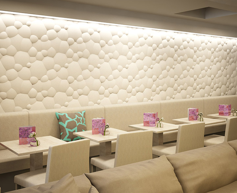 Панель 3D гипсовая ПУЗЫРИ