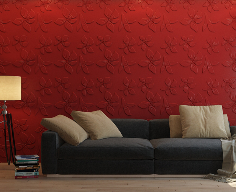 Панель 3D гипсовая ЦВЕТОК