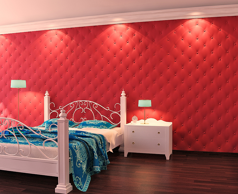 Панель 3D гипсовая КОЖА КАПИТОНЕ