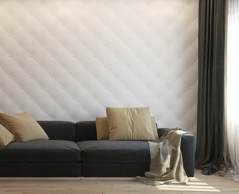 Панель 3D гипсовая КОЖА КРУПНАЯ