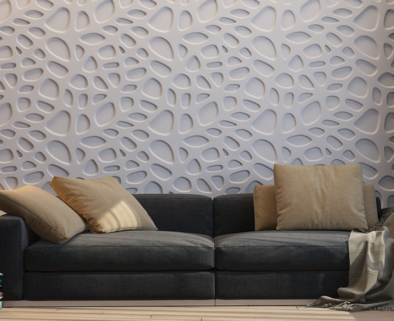 Панель 3D гипсовая КРАТЕР