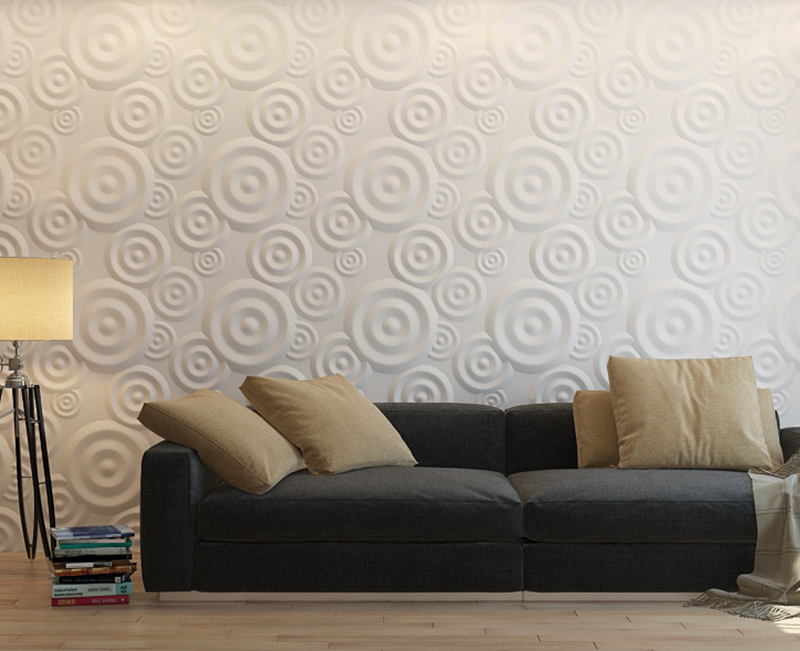 Панель 3D гипсовая КРУГИ