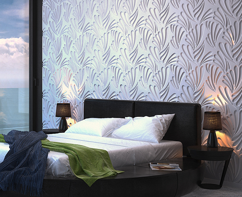 Панель 3D гипсовая ЖИЗНЬ РАСТЕНИЙ