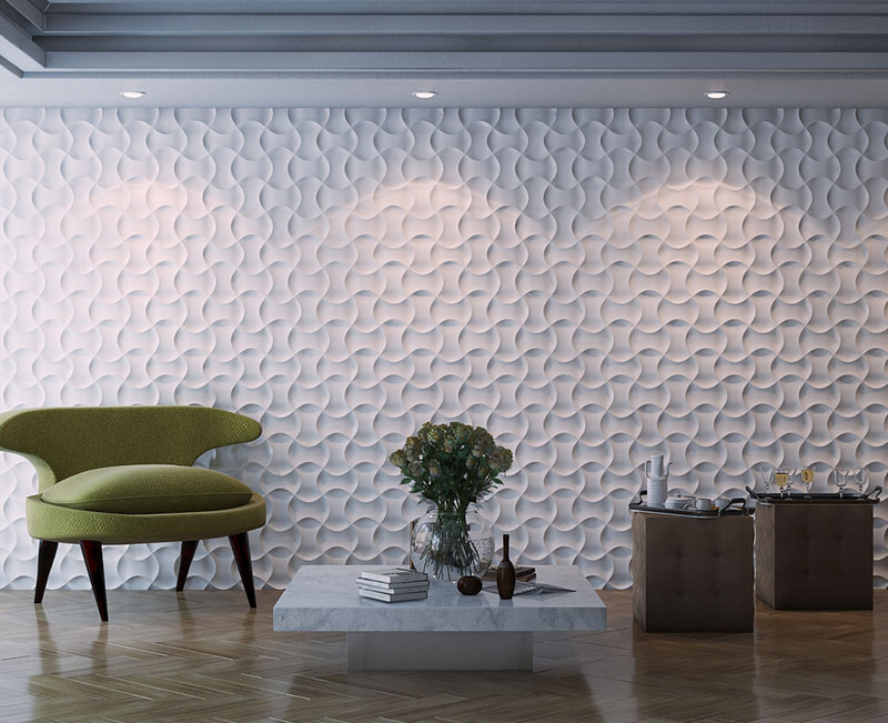 Панель 3D гипсовая МНОЖЕСТВЕННЫЕ ПЕРЕСЕЧЕНИЯ