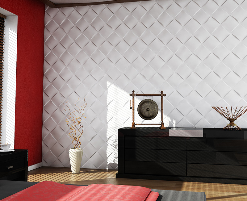 Панель 3D гипсовая РОТАНГ