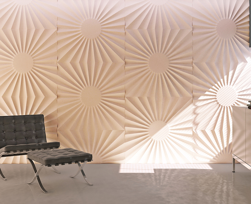 Панель 3D гипсовая СОЛЯРИС