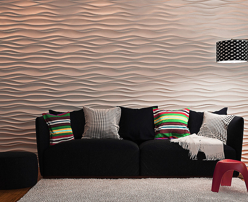 Панель 3D гипсовая ВОЛНА АТЛАНТИКИ