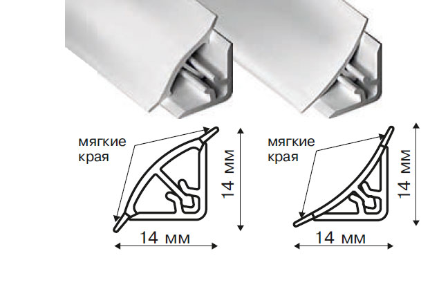 Галтель для столешниц и ванн
