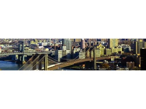 Фартук глянцевый МДФ Мосты