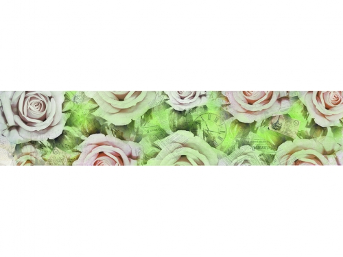Фартук глянцевый МДФ Розы 1