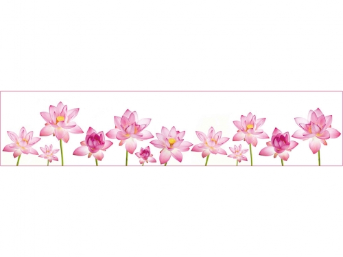 Фартук матовый МДФ Цветы 7