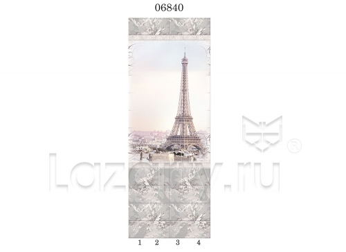 Панель ПВХ Панда Романтика (рисунок 1)