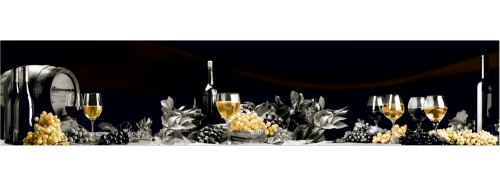 Фартук МДФ Янтарное вино