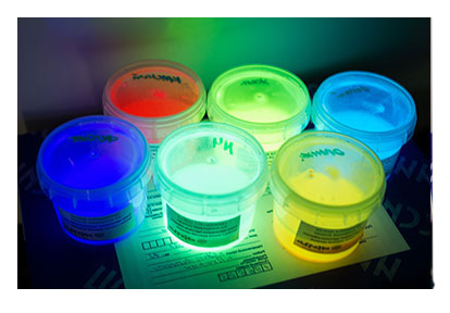 Светящаяся краска Luminesent universal белый/желто-зеленый