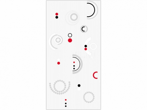 Панель ПВХ Радужные кольца