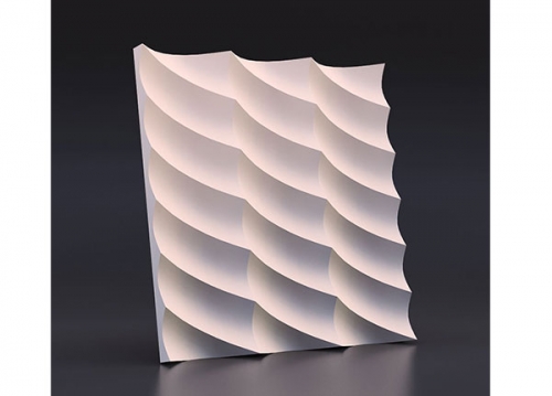 Панель 3D гипсовая Ствол рельефный