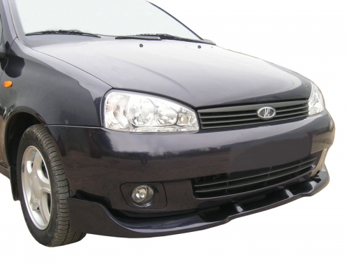 Накладка на передний бампер Лада Калина Кураж