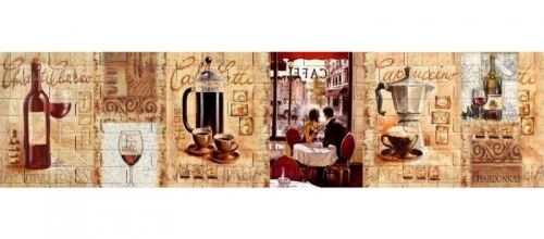 Фартук МДФ Рандеву с тиснением под кирпич