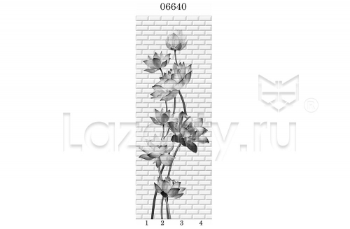 Панель ПВХ Панда Таинственный сад (рисунок 2)