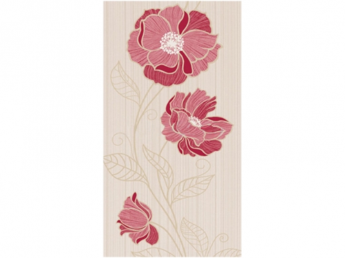 Панель ПВХ Красный цветок