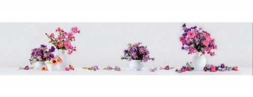 Фартук МДФ Цветочная симфония