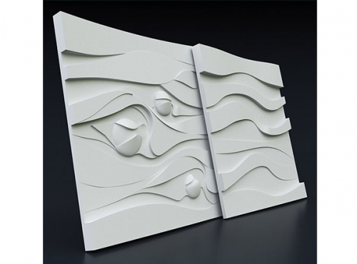 Панель 3D гипсовая Максвелл