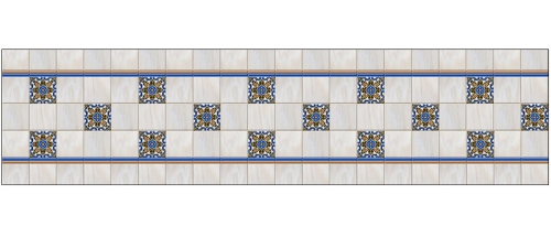 Фартук МДФ Мозаика цветная 2