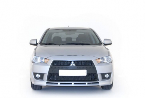 Бампер передний Mitsubishi Lancer X Galant Concept Тюнинг Митсубиси Х, покраска установка, фото.