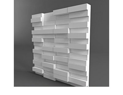 Панель 3D гипсовая Кирпич new