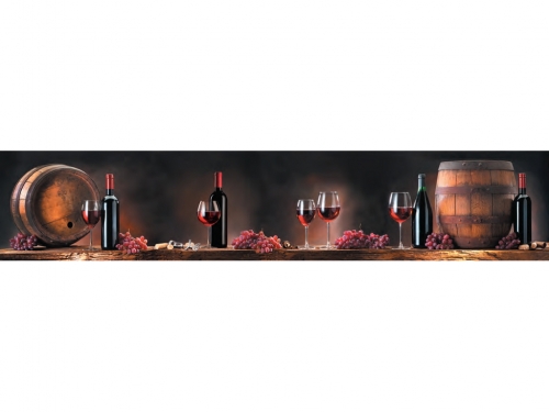 Фартук для кухни Красное вино (фотопечать)