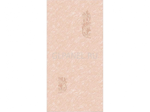 Панель ПВХ Красно-коричневый гипс