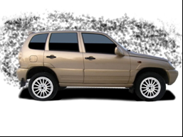 Пороги Chevrolet Niva квадратные/ круглые