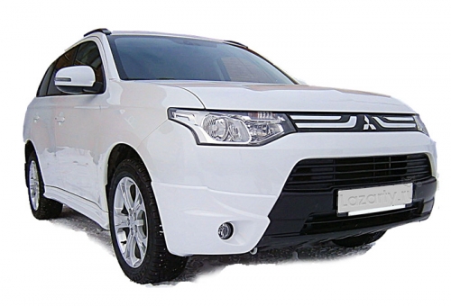 Накладки на ПТФ для Mitsubishi Outlander III Самурай