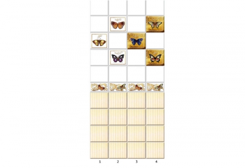 Панель ПВХ Unique Бабочки