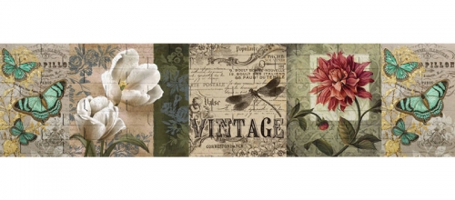 Фартук МДФ Винтаж с тиснением под кирпич