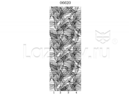 Панель ПВХ Панда Таинственный сад (рисунок 4)