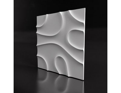Панель 3D гипсовая Разводы