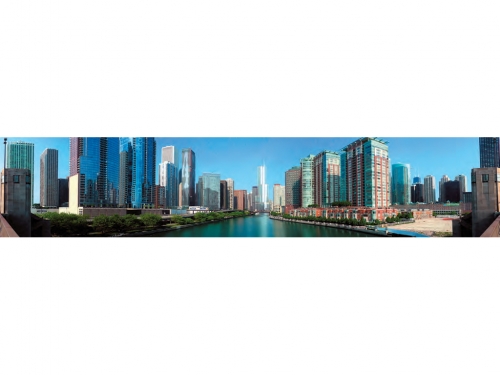 Фартук для кухни Город (3D фотопечать)