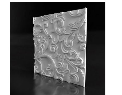 Панель 3D гипсовая Agave new