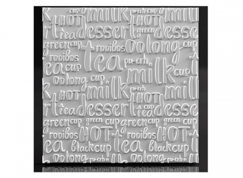 Панель 3D гипсовая Letters 1 new