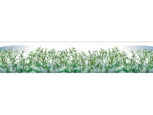 Фартук для кухни Подснежники (3D фотопечать)