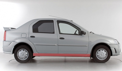 Накладка на порог Renault Logan