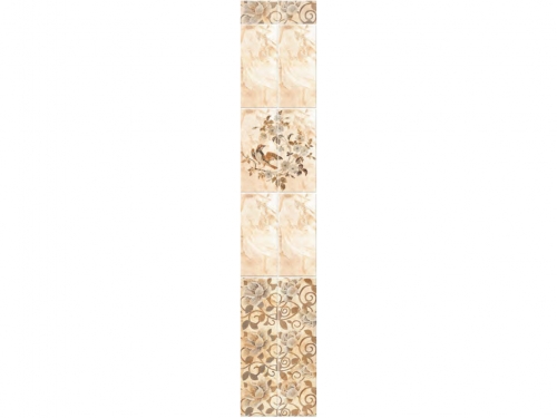 Панель ПВХ Мраморные цветы (рисунок)