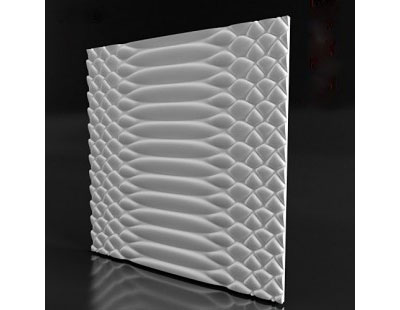 Панель 3D гипсовая Кафт new