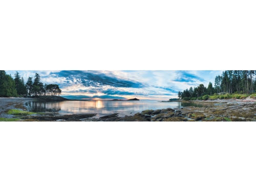 Фартук для кухни Закат на берегу (3D фотопечать)