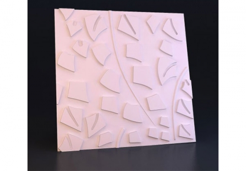 Панель 3D гипсовая Листики
